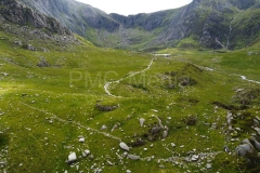 Gylder Fawr, and Tryfan by drone