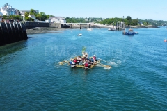 The winners of the 2023 Great Strait Raft Race