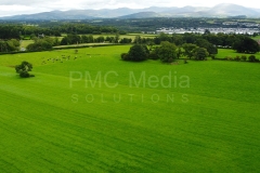 A beautiful green field on the Isle of Anglesey, North Wales