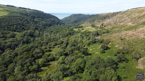 Looking towards Penmon from Aber Falls