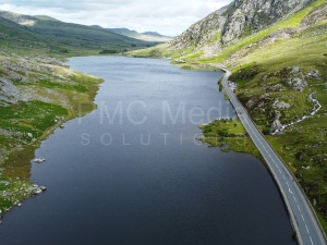 Llyn Ogwen, from the air.