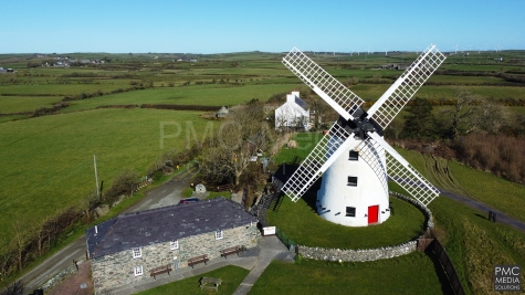 The Melin Llynon windmill.