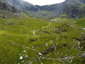 Gylder Fawr, and Tryfan by drone