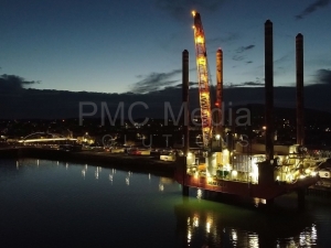 Seafox 7 docked in Holyhead