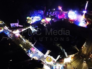 2023 Menai Bridge Fair from the air