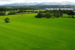 A beautiful green field on the Isle of Anglesey, North Wales