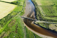 Anglesey stepping stones from the air