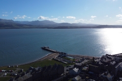 Looking across to bangor and Snowdonia from Beaumaris