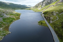 Llyn Ogwen, from the air.