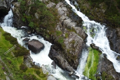 Ogwn Falls, Llyn Ogwen from the air