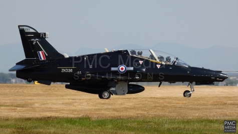 BAE Hawk T2 (XK036) Lining Up at Runway 13, RAF Valley
